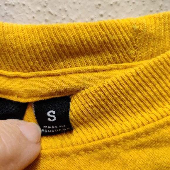 Yellow Graphic Long Sleeve Shirt No Hours Day Dreamin - Picture 7 of 8